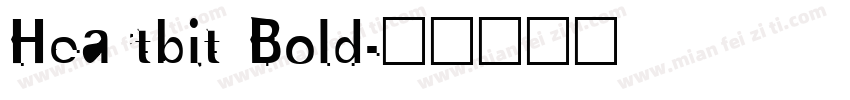 Heartbit Bold字体转换
